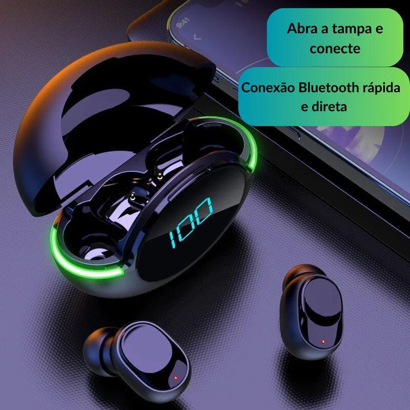 Fone de Ouvido Bluetooth 5.1 Gamer